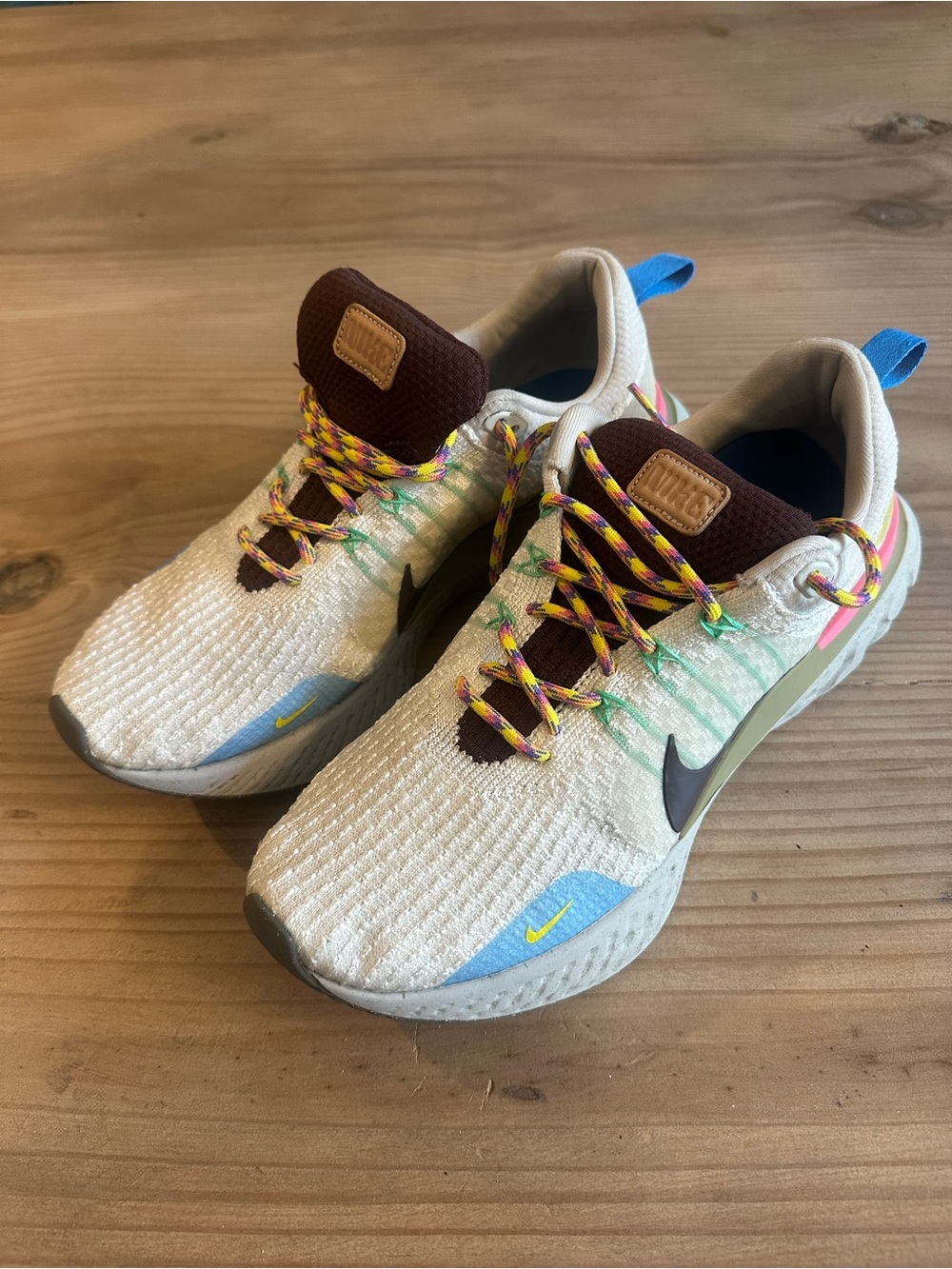 Nike React Sneakers – White with Colorful Accents